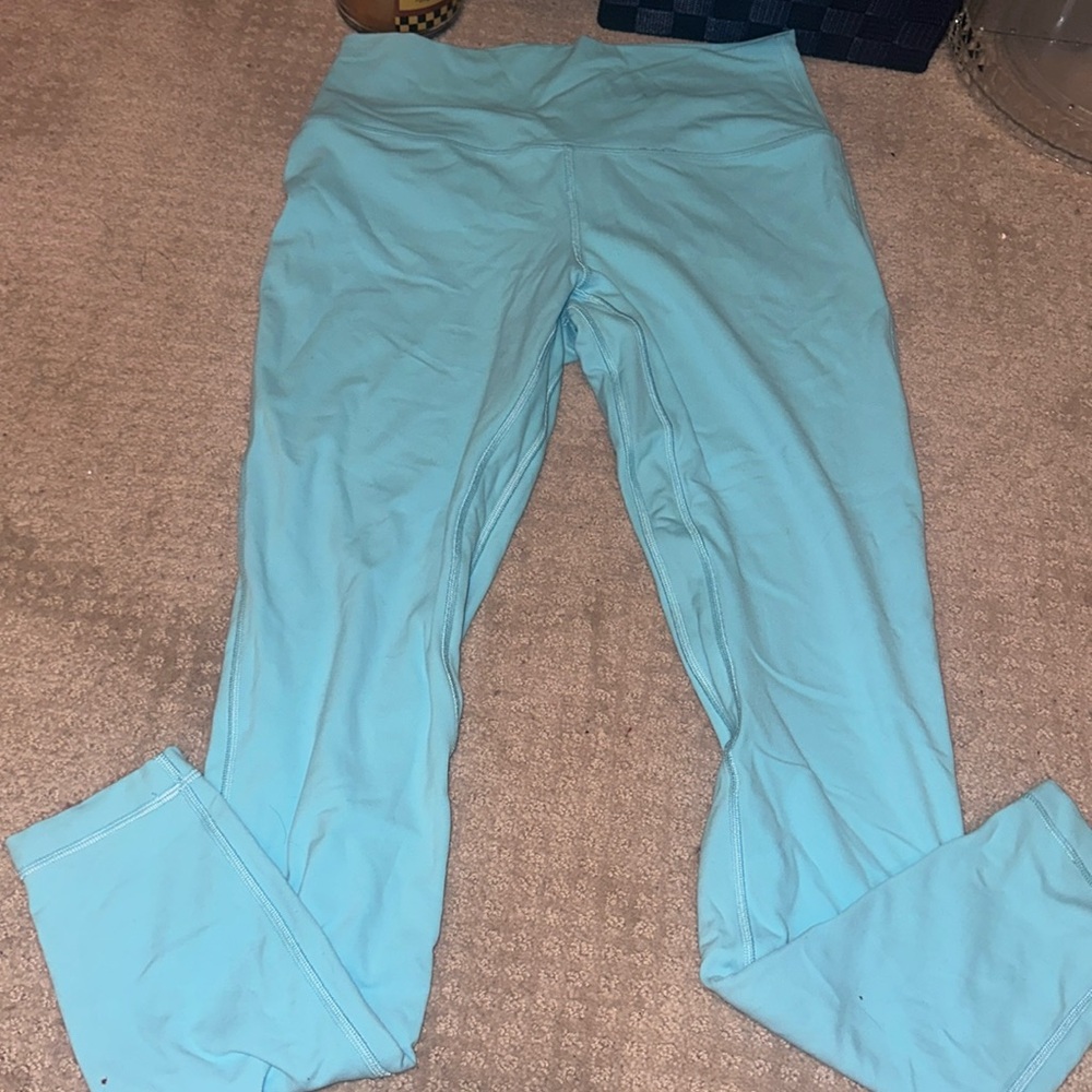 Size 10 align leggings light blue